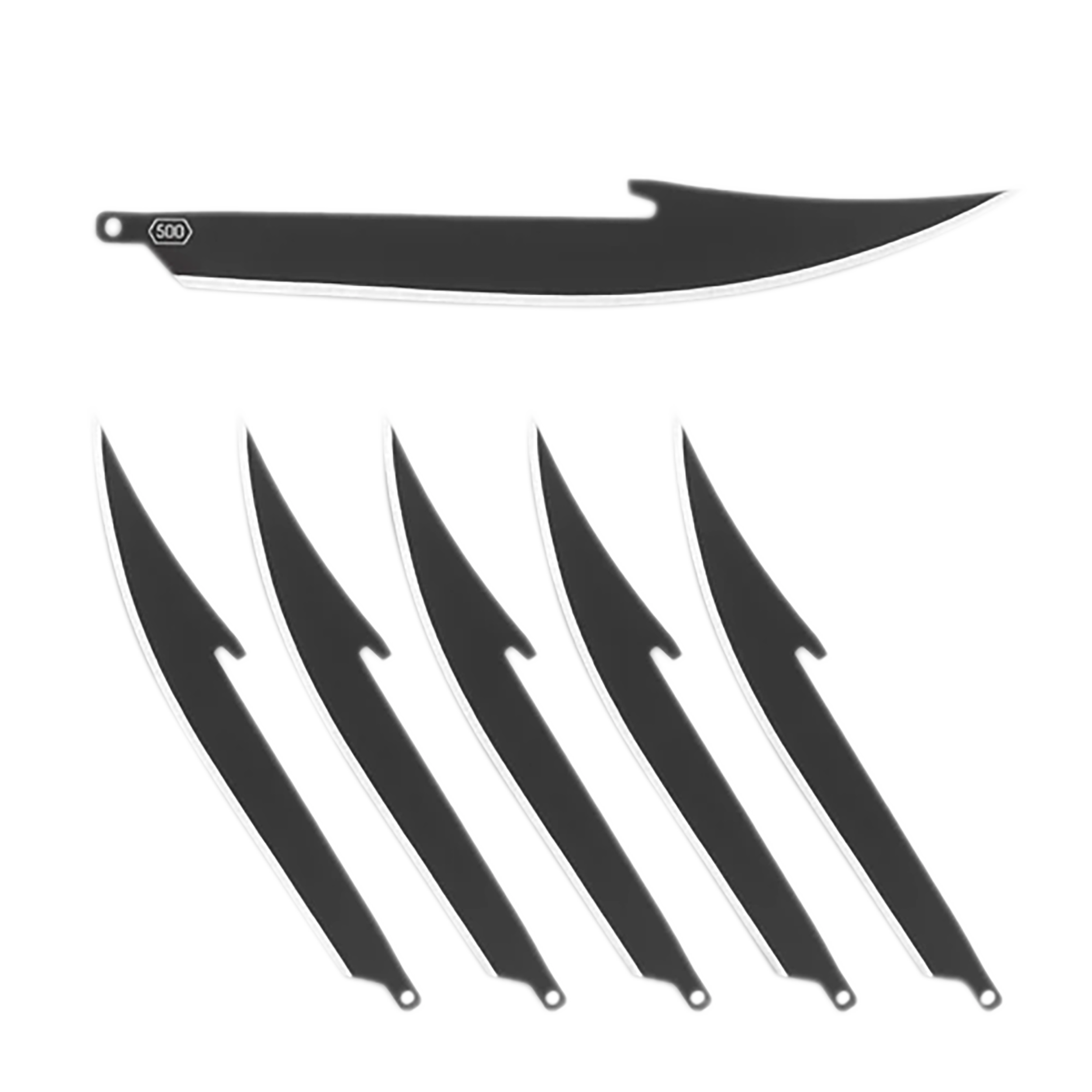 Outdoor Edge RR50K6C   5" Boning/Fillet Plain 420J2 SS Blade 6 Blades