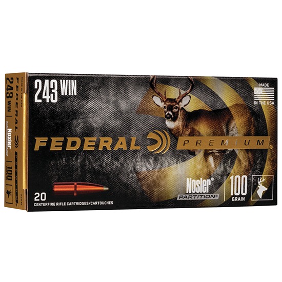 FED VITAL-SHOK 243WIN 100GR PARTITION 20/10