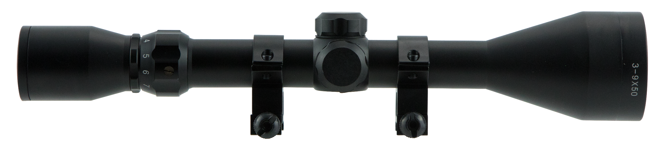 TruGlo TG-85395XB Buckline  Black Anodized 3-9x50mm 1" Tube BDC Reticle