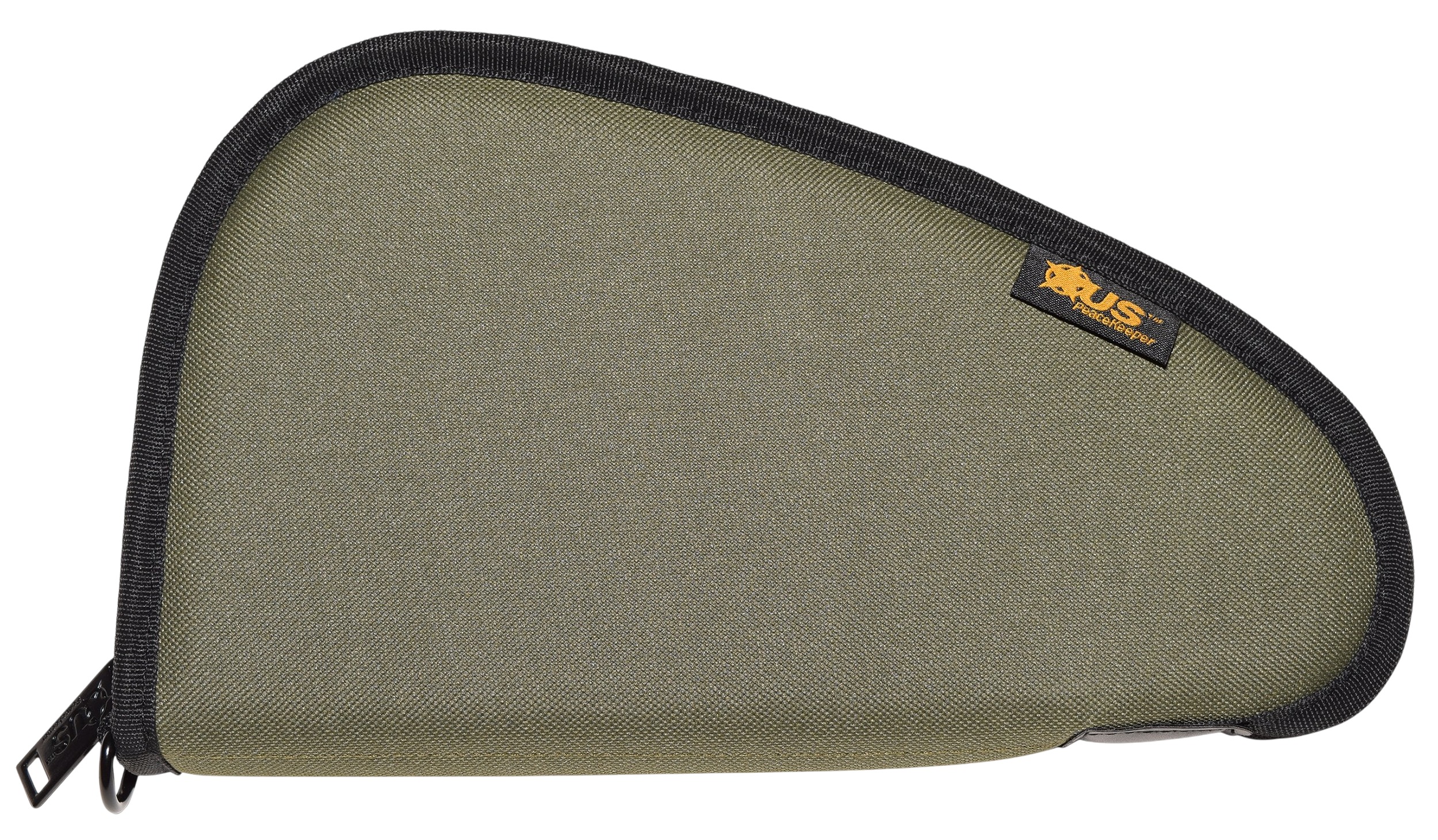 US PeaceKeeper P21711 Pistol Case  OD Green Polyester Holds 1 Pistol