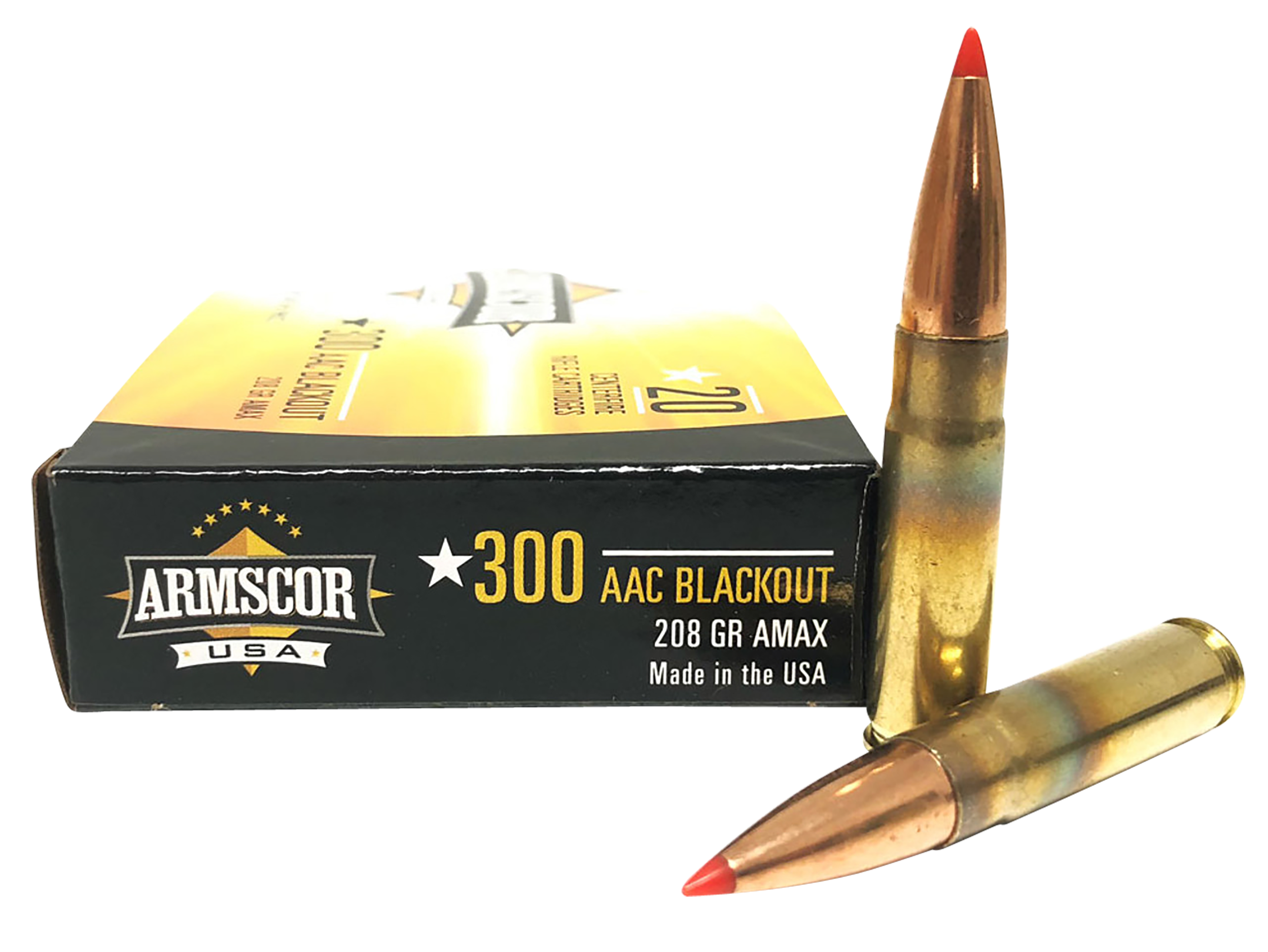 Armscor FAC300AAC2N USA  300Blackout 208gr Hornady A-Max 20 Per Box/10 Case