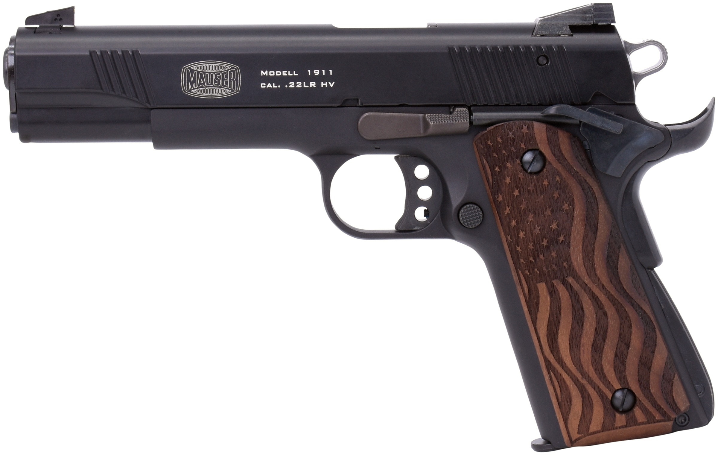 BLG MAUSER 1911 22LR 5 WAVING FLAG GRIPS 10RD