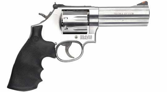 S&W M686 Handgun .357 Mag 7rd Capacity 4" Barrel Stainless Steel Finish-USED