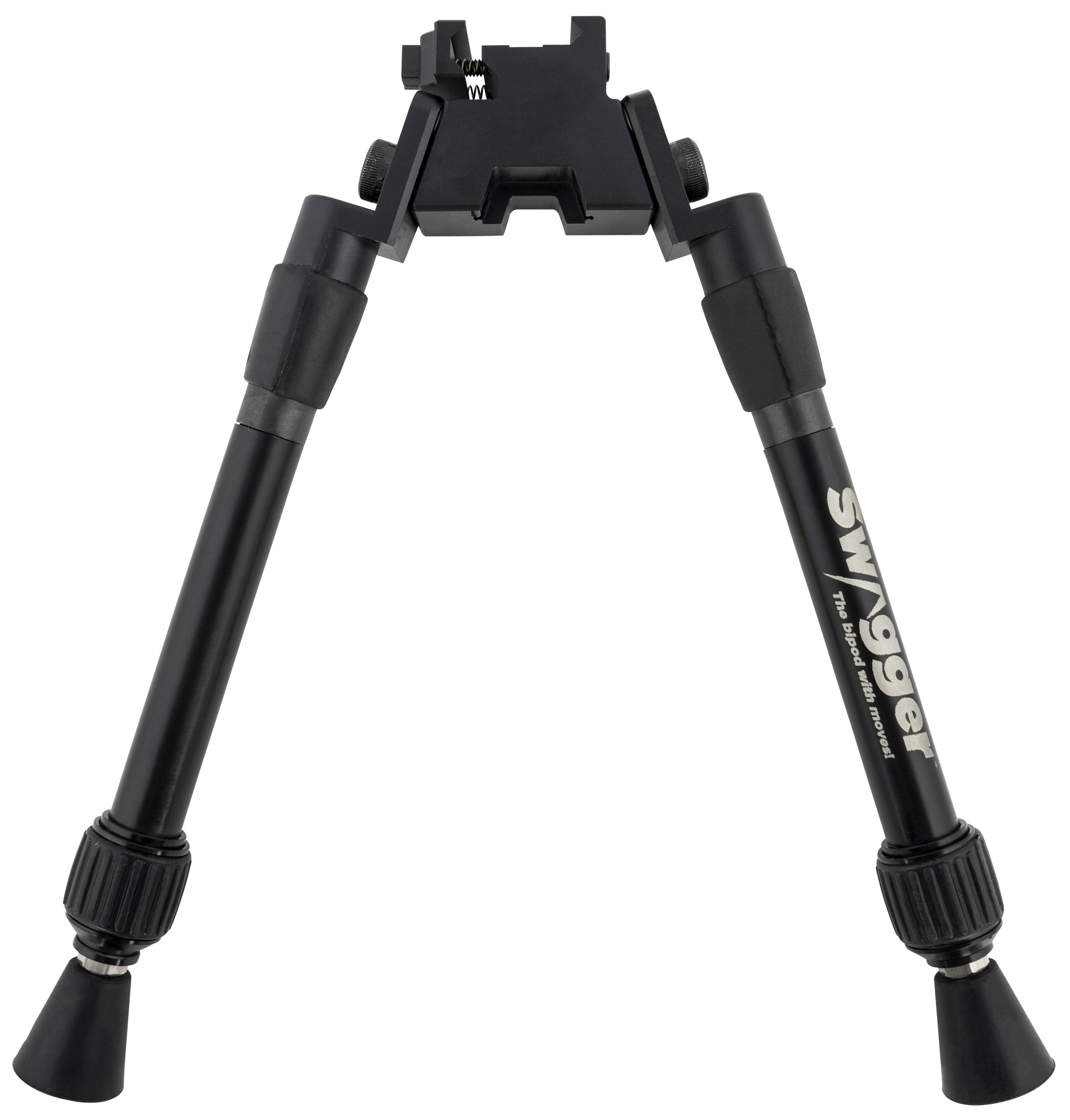 Swagger SWAGBPSEA12 Sea12 Extreme Angle Bipod with Black Finish, Picatinny Attachment & 9-12" Vertical Adjustment