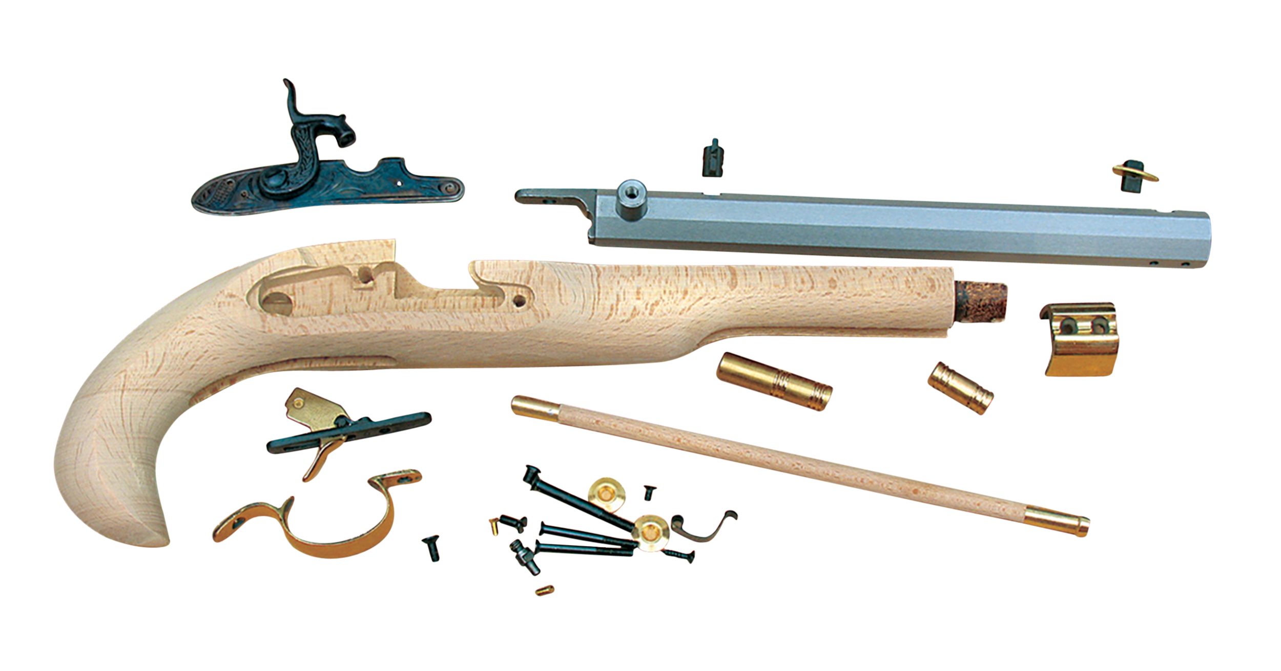 Traditions KPC50602 Kentucky Pistol Kit 50 Cal 10" Blued Sidelock Action