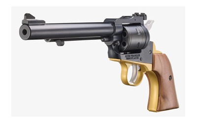 RUGER SPR WRNGLR 22LR 6.5" 6RD BRASS