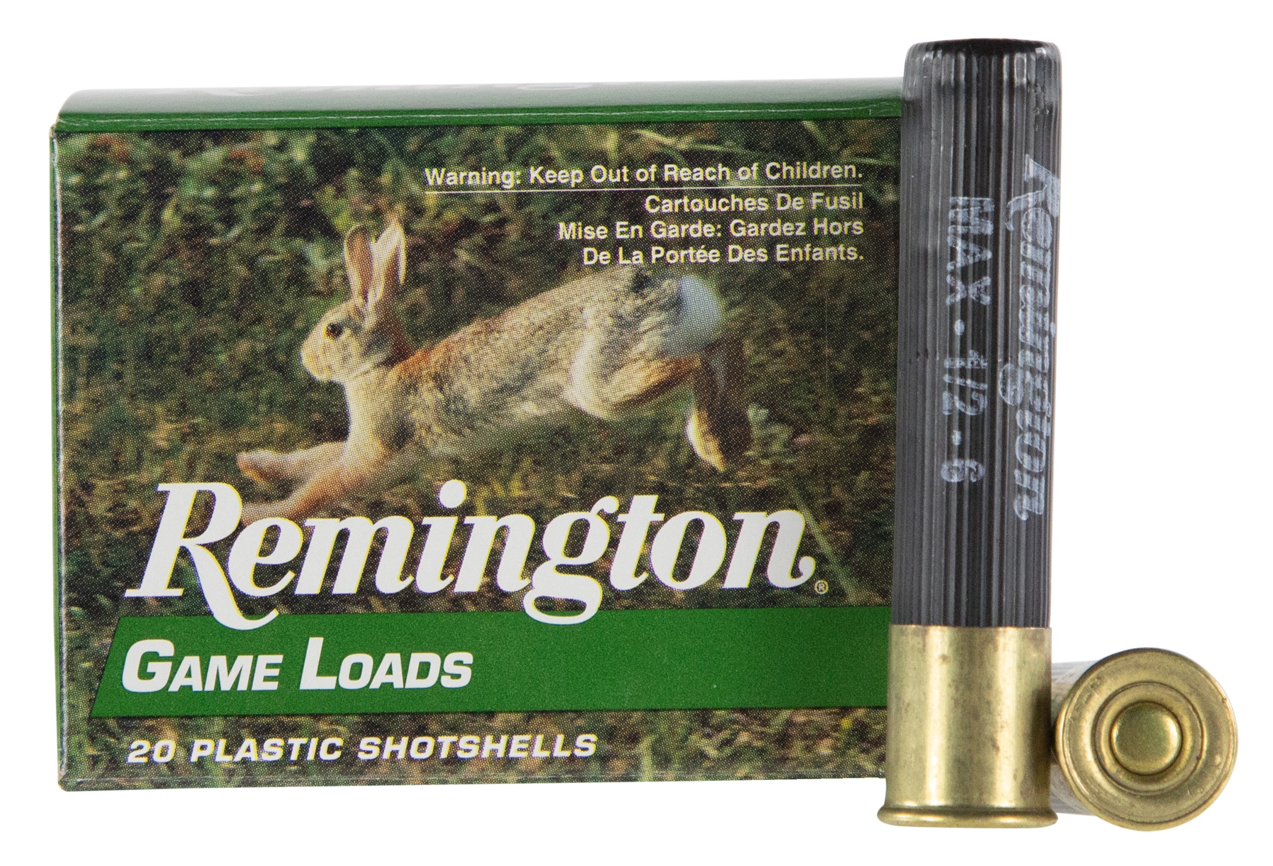 Remington Ammunition 20014 Game Load 410 Gauge 2.50" 1/2 oz 6 Shot 20 Per Box/ 10 Cs