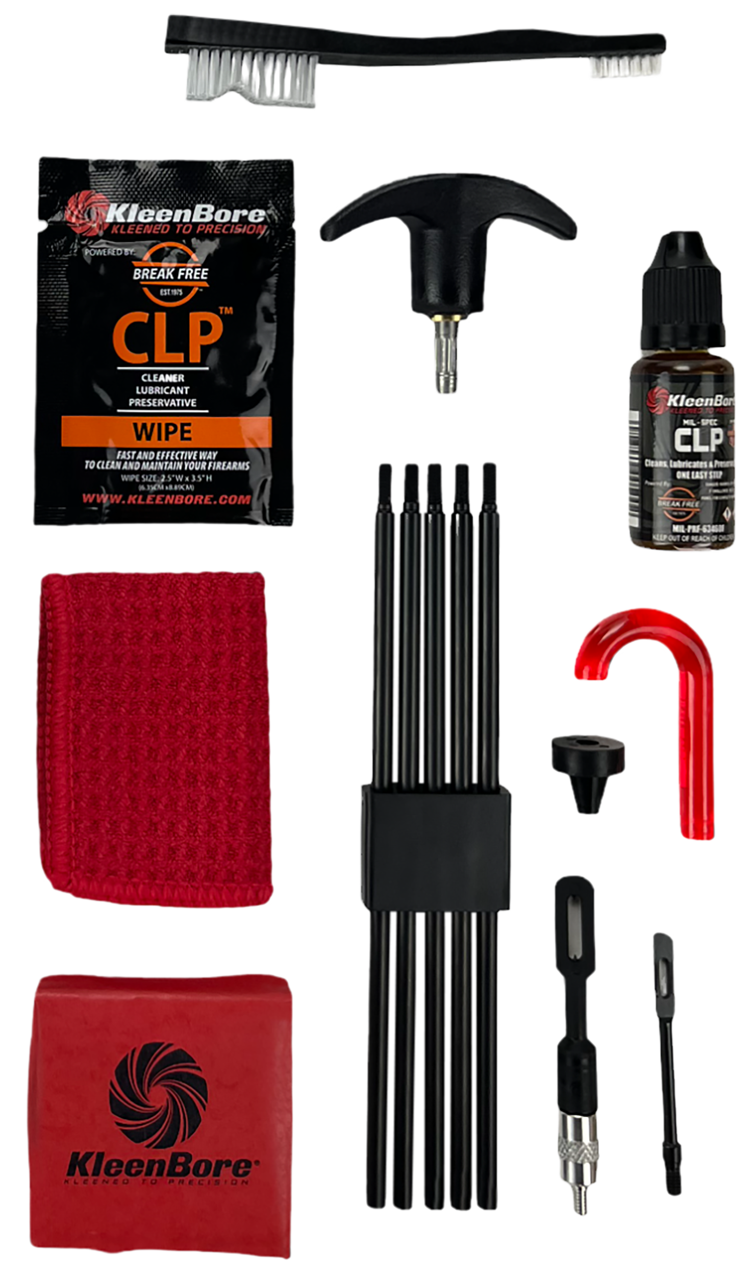 KleenBore UK213 Universal Cleaning Kit .22 Cal-12 Gauge Handguns/Rifles/Shotguns