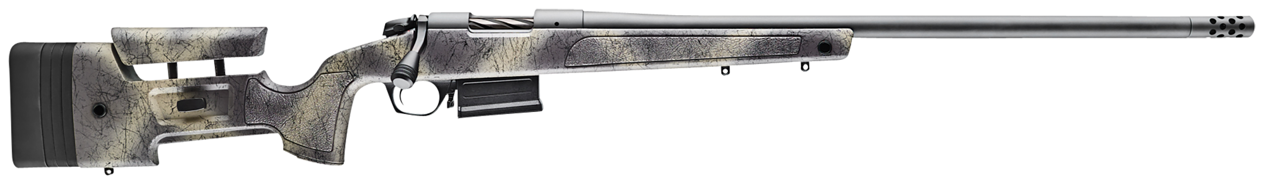 Bergara Rifles B14LM361CF B-14 HMR Carbon Wilderness 300 Win Mag 5+1 26" Carbon Fiber Wrapped Barrel, Woodland Camo Molded with Mini-Chassis Stock, Right Hand