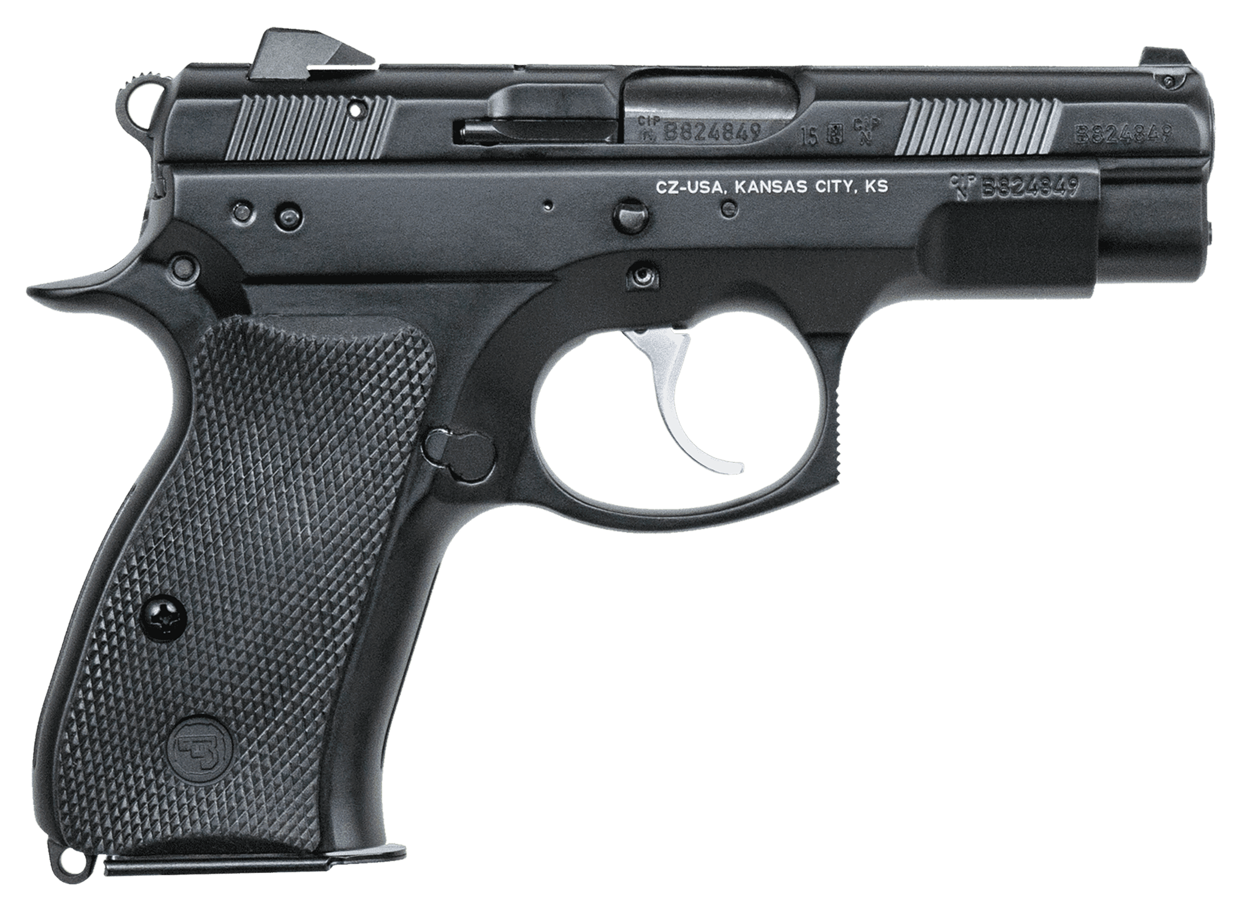 CZ-USA 01194 75D PCR Compact Frame 9mm Luger 10+1 3.75" Black Steel Barrel, Black Steel Serrated Slide, Black Polycoat Aluminum Frame w/Beavertail, Black Rubber Grip, Right Hand