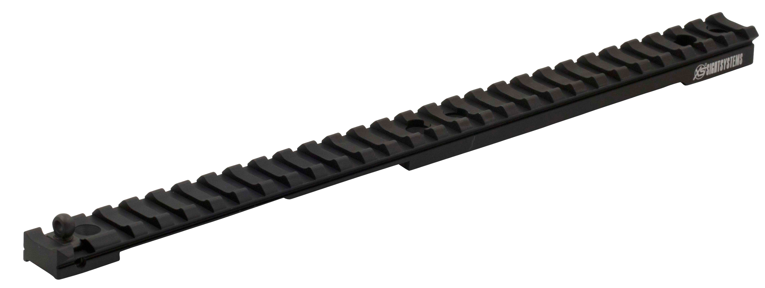 XS Sights RU5000RN GunSite Scout Rifle Scope Mount with Integrated Ghost Ring  Black Anodized 0 MOA
