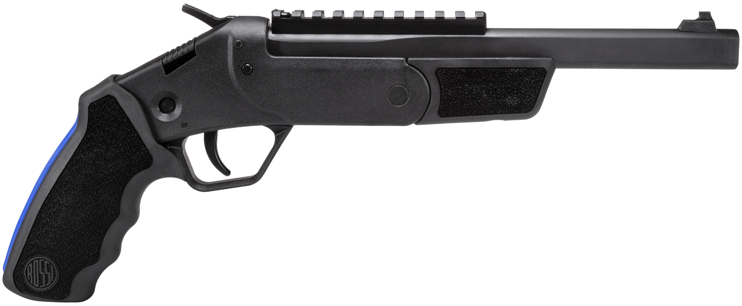 Rossi SSPB9-BK Brawler  45 Colt (LC)/410 Gauge 1rd 9", Black, Textured Rubber Grips, Optic Mount