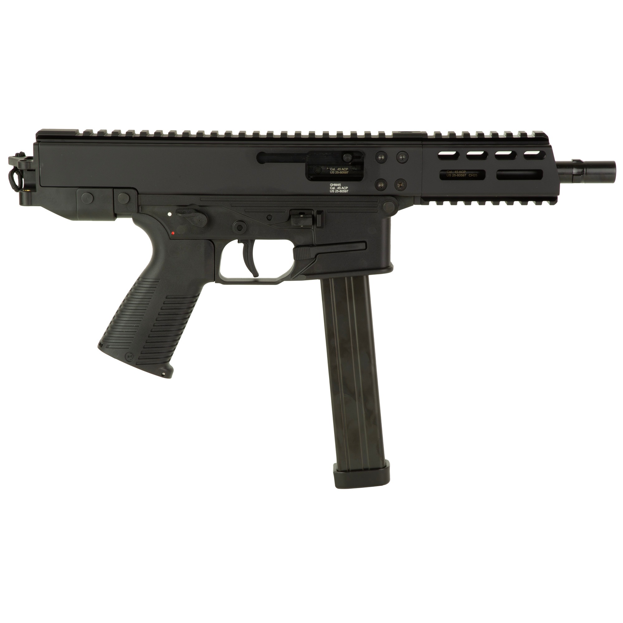 B&T GHM45 PSTL 45ACP 6.85" 25RD BLK