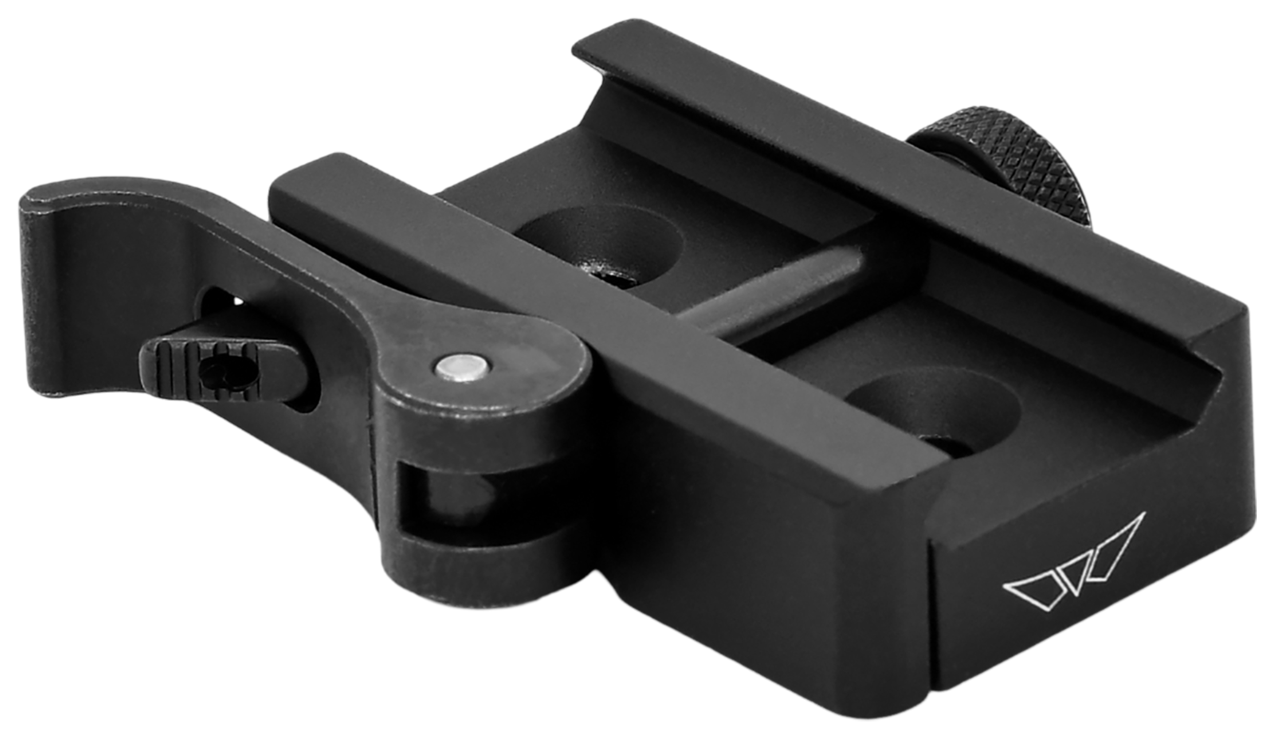 Warne 7958M Picatinny Rail Adapter Skyline Black Anodized Aluminum/Steel