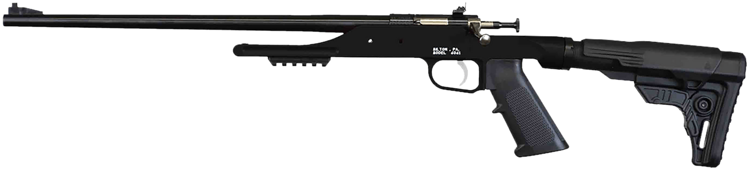 Keystone KSA2180LH Precision 6061 Overlander Pack Rifle 22 LR Single Shot 16.12" Carbon Fiber Threaded Barrel, Black Anodized Picatinny Rail Aluminum Receiver, Aluminum/Carbon Fiber Adjustable Skeleto
