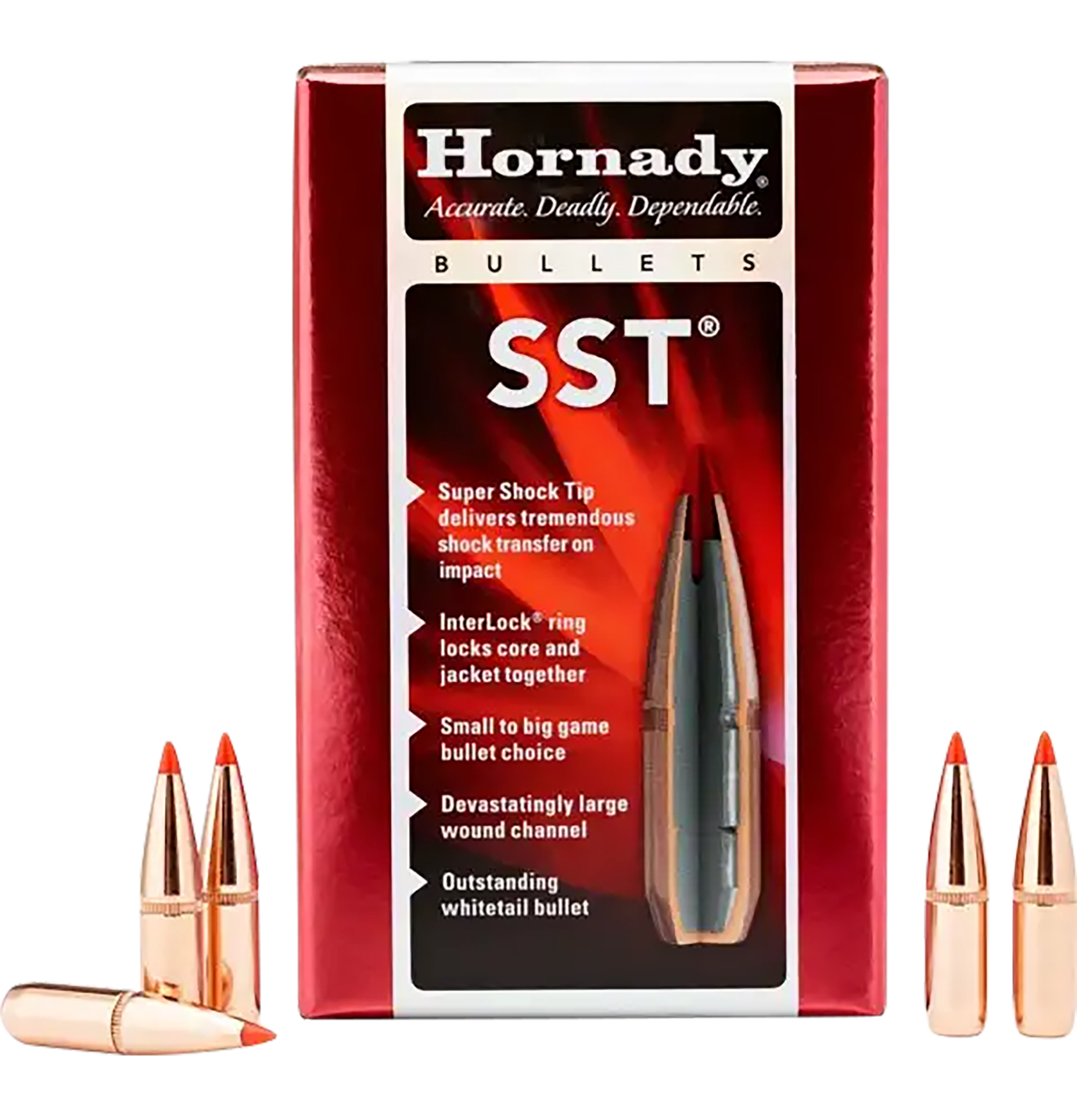 Hornady 26302 SST 6.5mm .264 140 gr Super Shock Tip 100 Per Box/ 15 Case