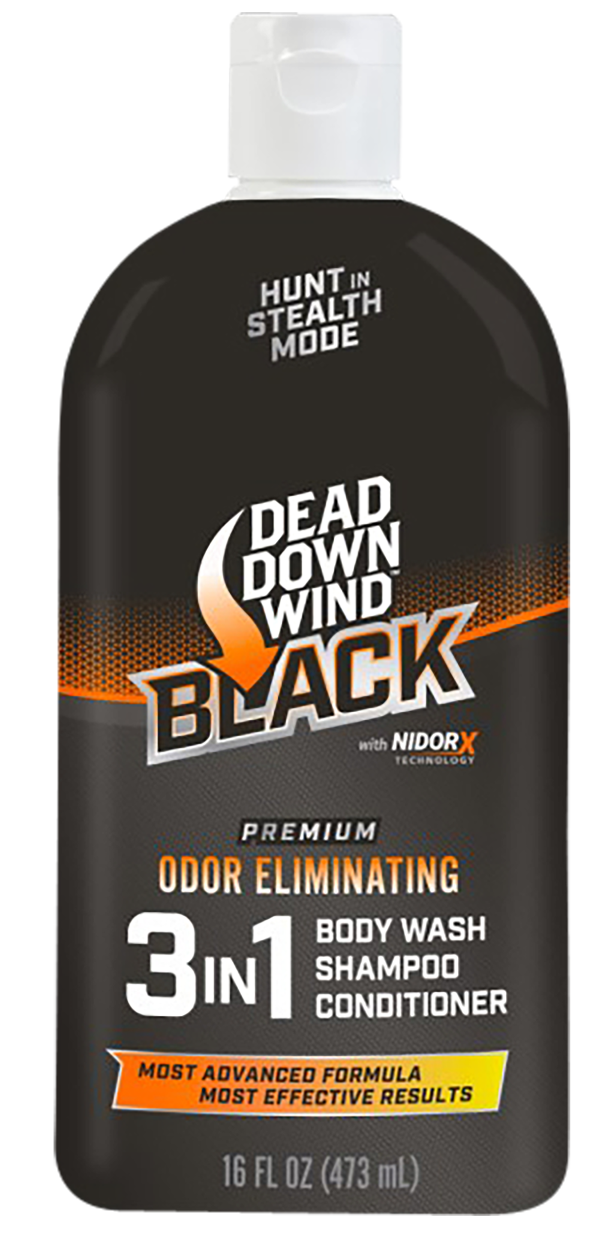 Dead Down Wind 127160 Black Premium 3-in-1 Combo Odor Eliminator 16 oz Squeeze Bottle