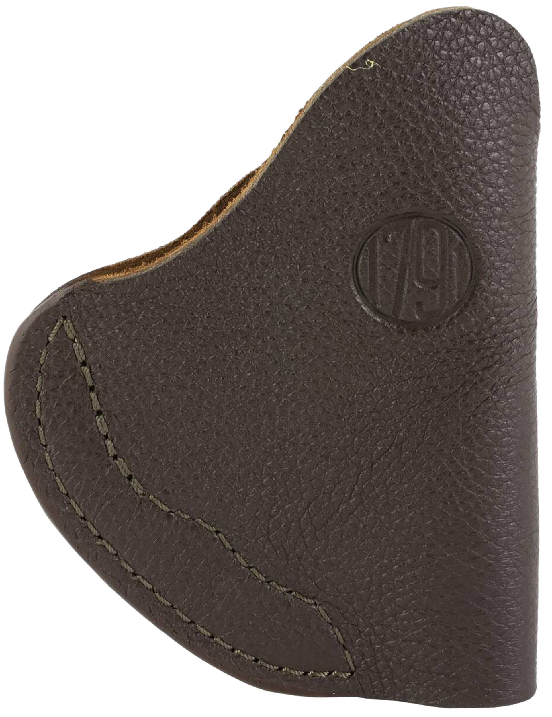 1791 Gunleather FCD2BRWL Fair Chase IWB Size 02 Brown Leather Deer Hide Belt Clip Fits Ruger LCR Left Hand