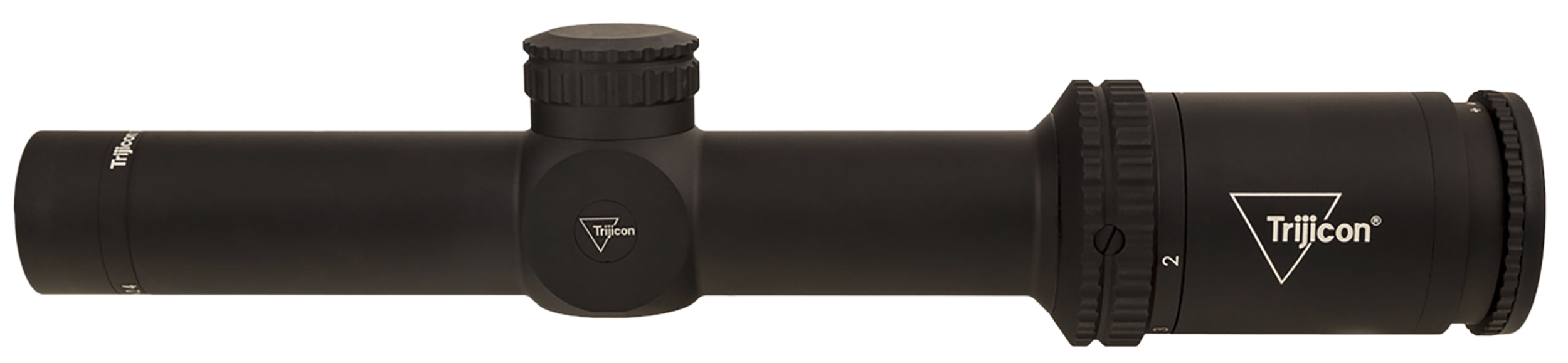 Trijicon 2800001 Ascent Matte Black 1-4x 24mm 30mm Tube BDC Target Holds Reticle