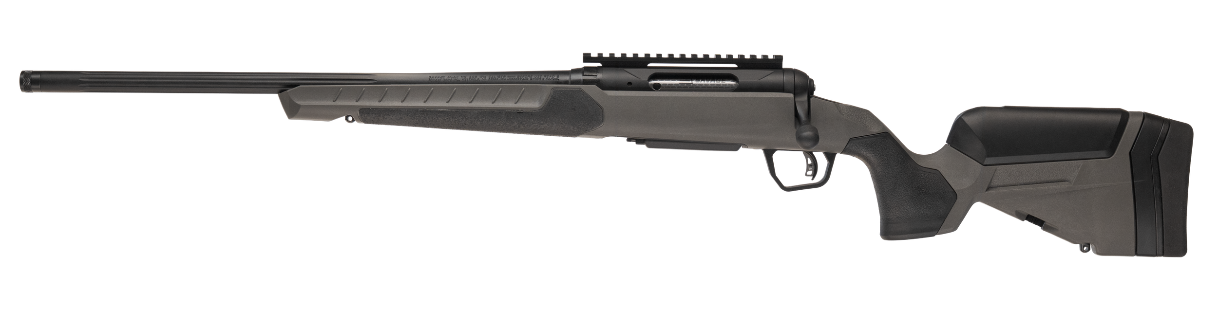 Savage Arms 32556 110 Core Hunter 308 Win 4+1 20" Fluted Barrel, Flat Dark Gray AccuStock w/AccuFit V2 Synthetic Stock, Left Hand
