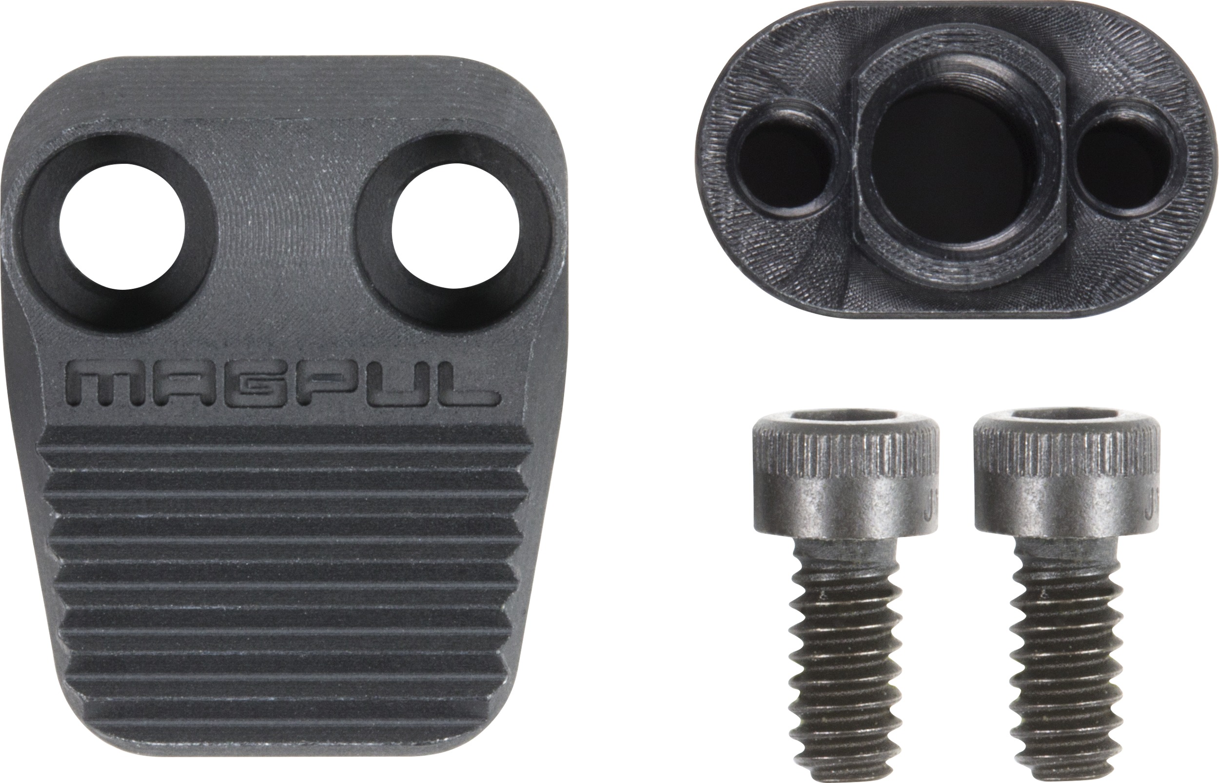 Magpul MAG568-BLK Enhanced AR Magazine Release  Compatible w/ AR15/M4/M16 AR-Platform Black Anodized Black Aluminum