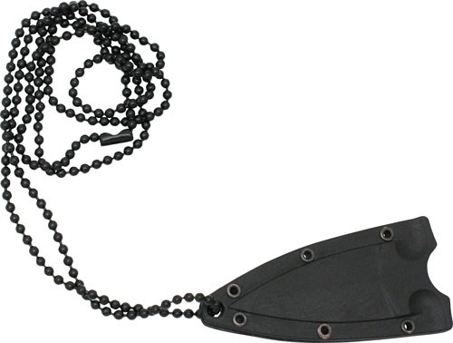 ABKT ELITE NECK KNIFE 1.25" BLADE W/ SHEATH & NECK CHAIN