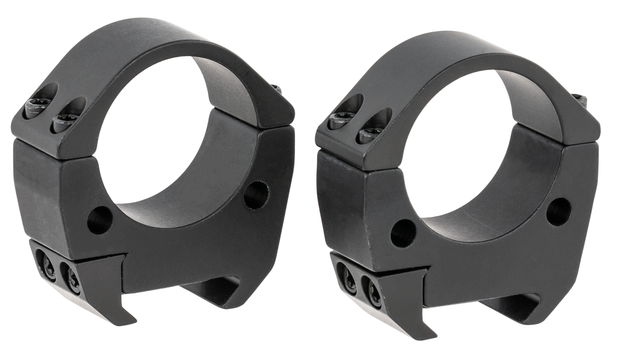 Talley TMS30M Modern Sporting Black Anodized Aluminum 30mm Tube Medium Picatinny Rail 0 MOA