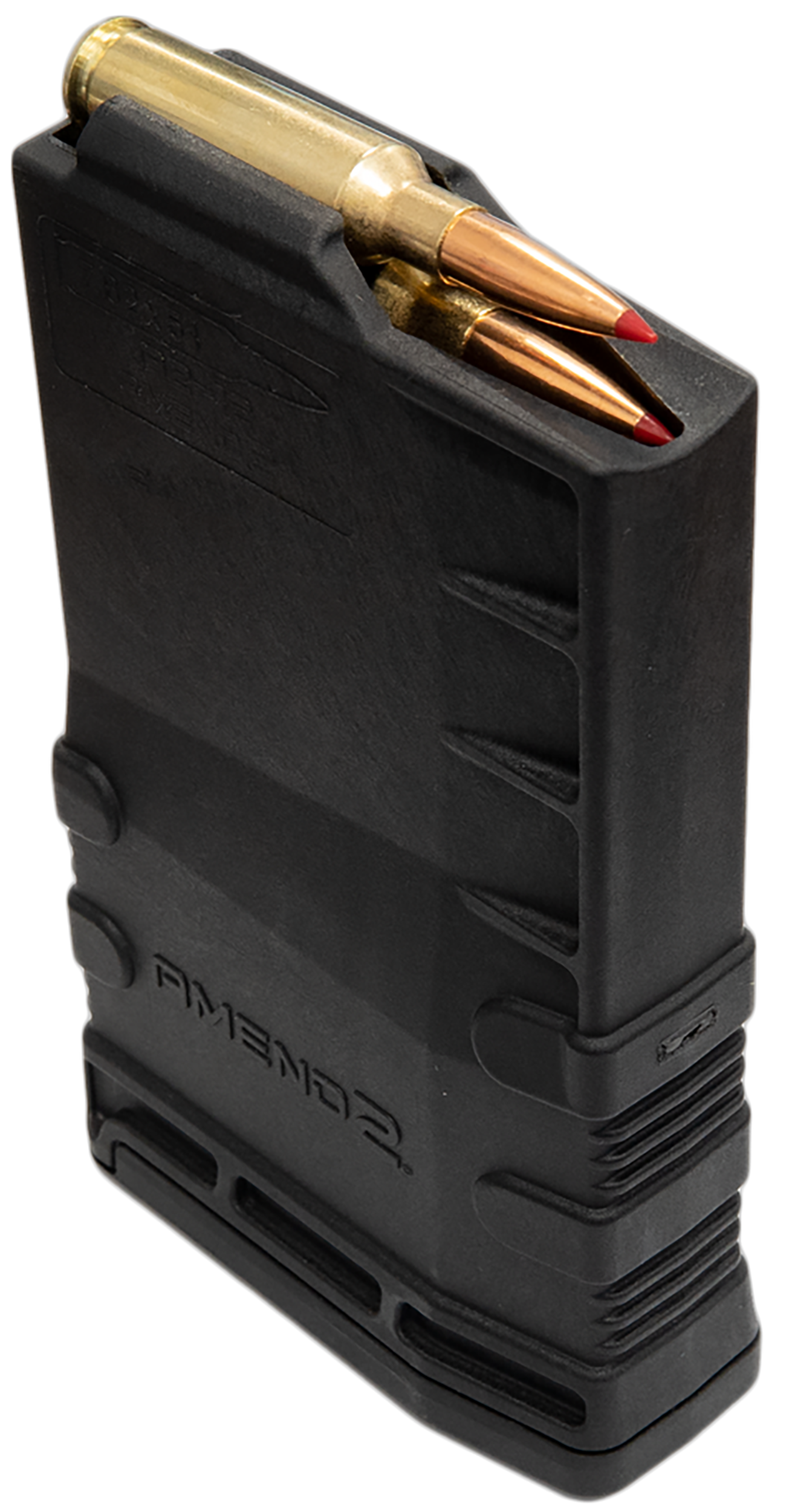 Amend2 SAAICSBLK12 AICS Magazine Mod3 12rd 308 Win/7.62x51mm Black Polymer