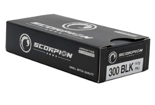 Scorpion 300 BLK 147gr FMJ 20rd Box