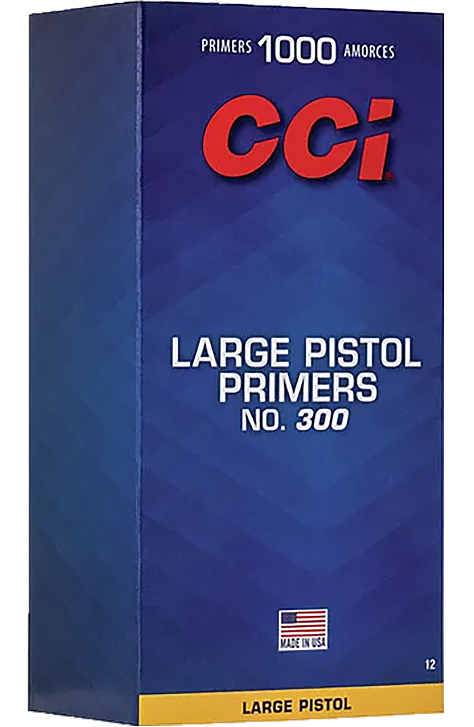 CCI 0012 Standard Pistol No. 300 Large Pistol Multi Caliber Handgun 1000/Box