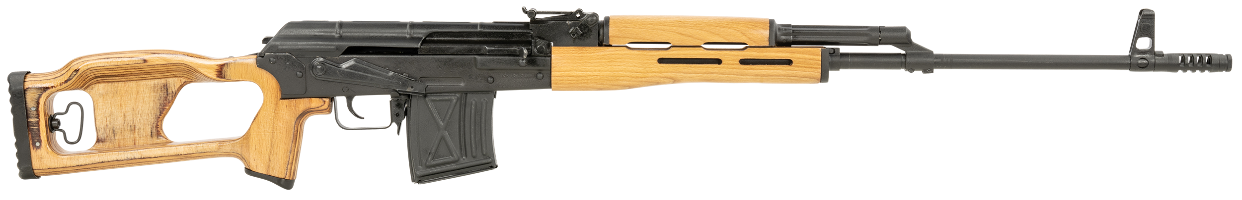 Century Arms RI035N PSL  7.62x54mmR 10+1 24.50" Chrome-Lined Steel Barrel, Black Stamped Receiver, Brown Fixed Thumbhole Stock (Romanian Built)