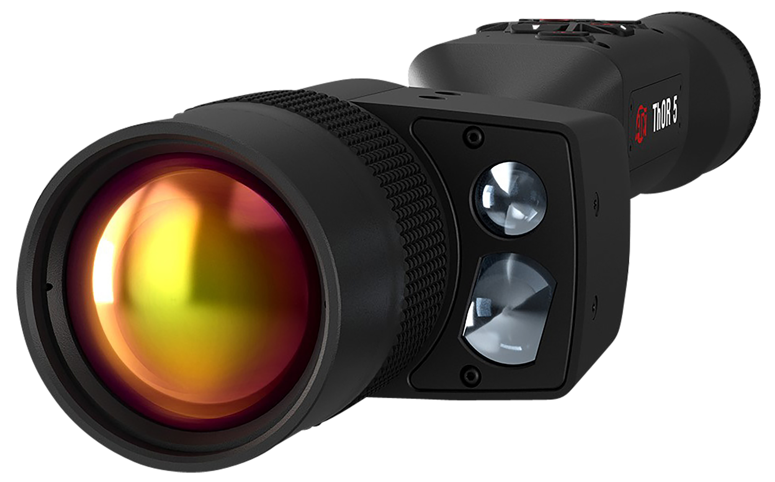 ATN TIWST5650LRF Thor 5 640 LRF Thermal Rifle Scope, Black Anodized 4-32x Smart Mil Dot Reticle, Zoom, 640x480, 60 fps Resolution