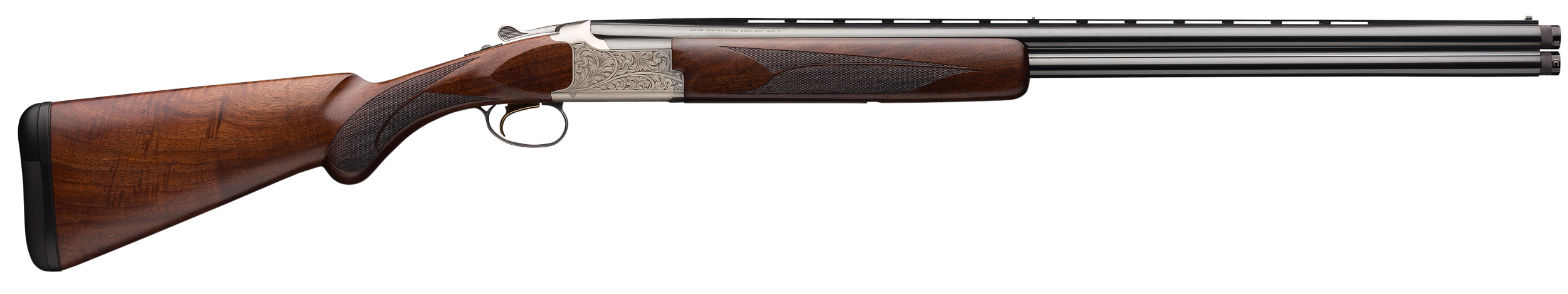 Browning 018163604 Citori Feather Lightning 20 Gauge 28" Barrel 3" 2rd, Blued Steel Barrel, Satin Nickel Finished Engraved Alloy Receiver, American Black Walnut Stock With Lightening Style Grip