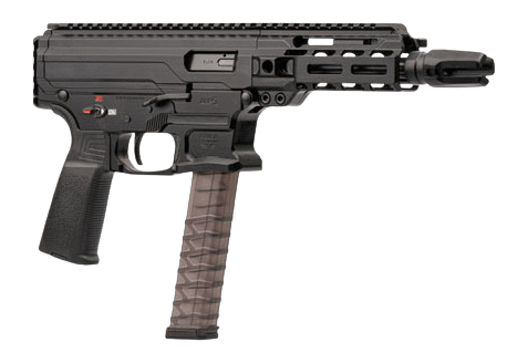 Panzer Arms PAARP9PCCB ARP9 9mm Luger 33+1 6.50" Black Barrel, Black Aluminum Receiver w/Picatinny Rail, Rear Picatinny Rail, Black Polymer Grip, Ambidextrous