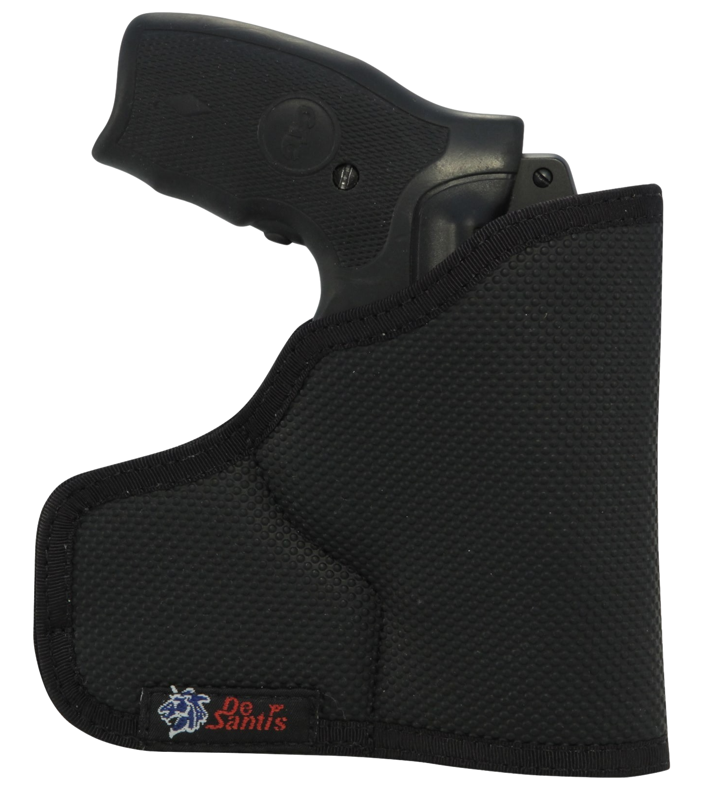 DeSantis Gunhide M33BJN3Z0 Nemesis Ammo Pocket Rubberized Fabric Fits S&W J Frame Fits 2" Barrel Ambidextrous