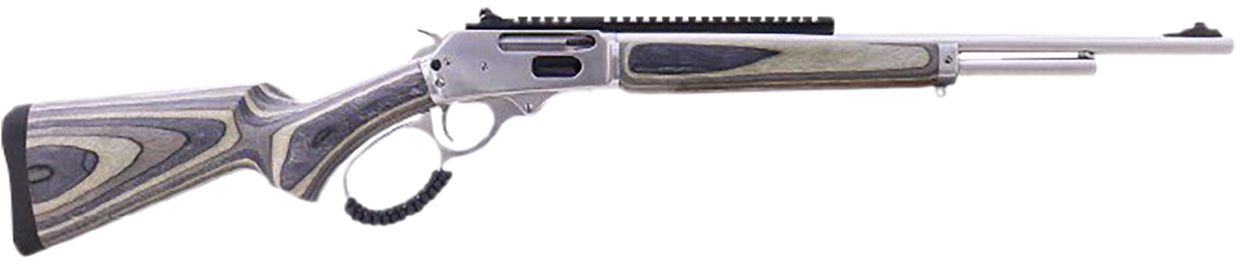 Rossi 950444189LW R95 444 Marlin 5+1 18" Matte Stainless Threaded Barrel, Stainless Polished Stainless Steel Receiver, Fixed Laminate Stock