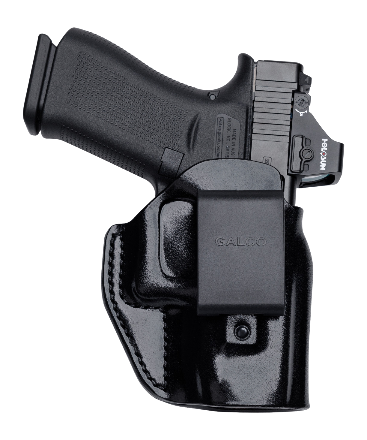 Galco Stow-N-Go Elite IWB Holster for Glock 43/43X Leather