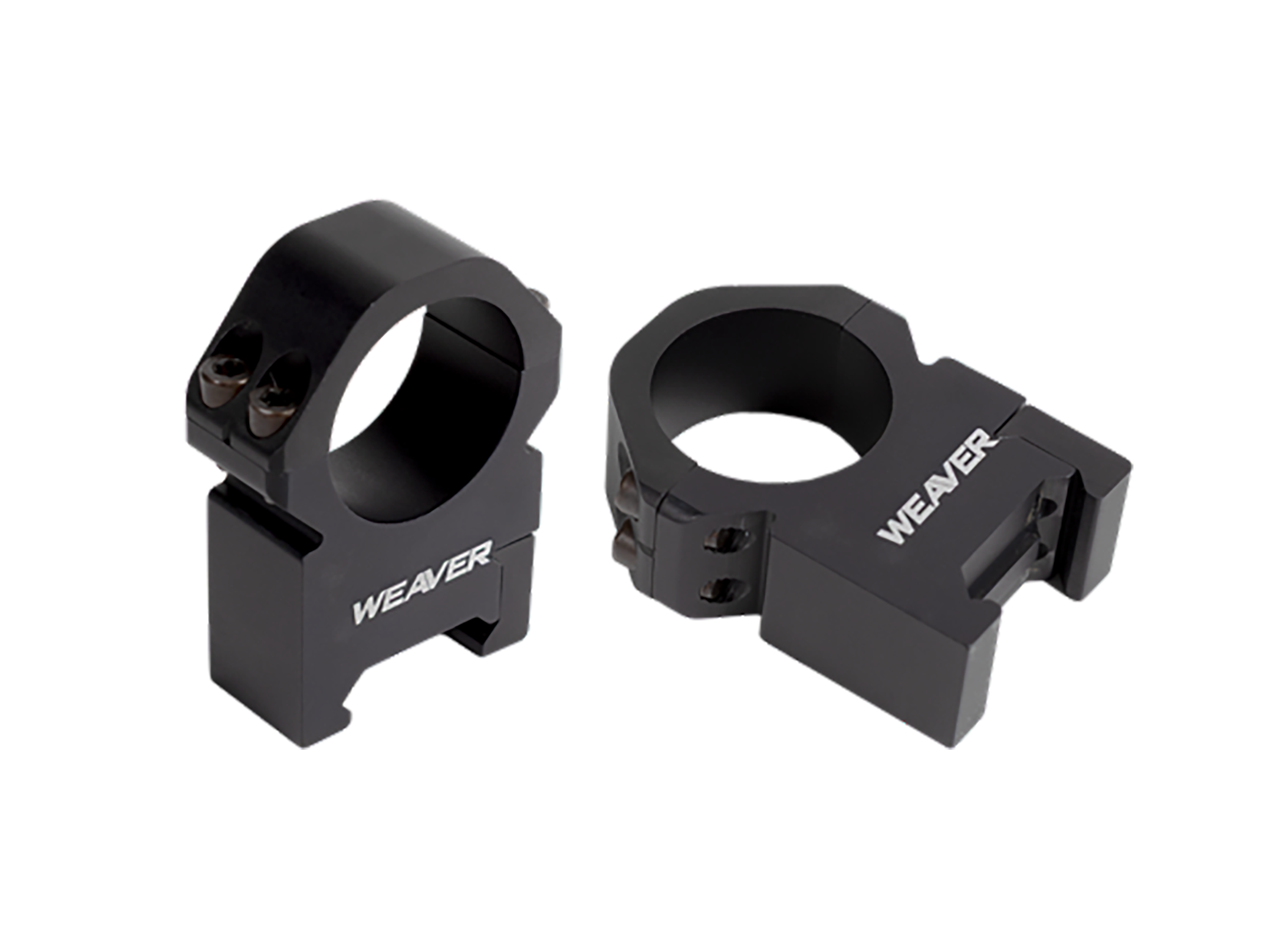 Weaver Mounts 48382 Precision  Black Aluminum 1" Tube High