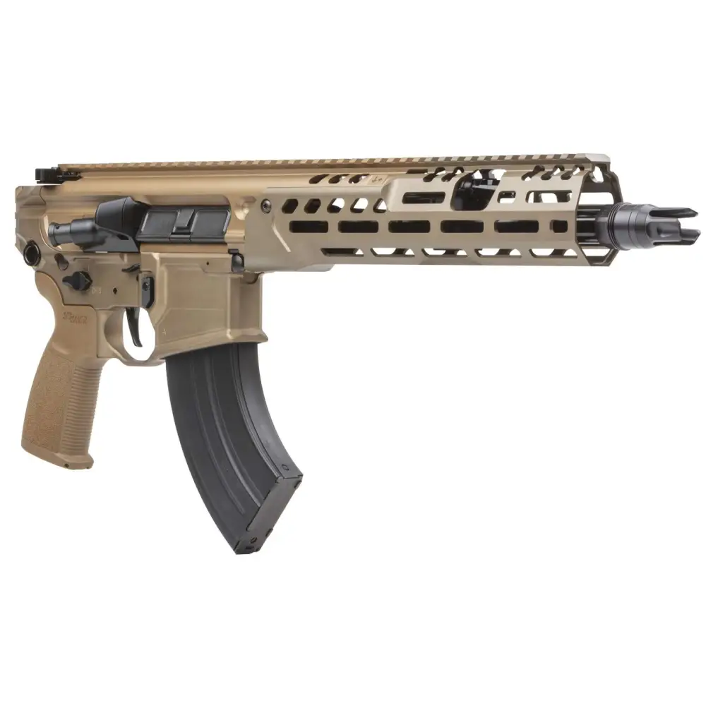 dSIG SAUER MCX SPEAR LT 7.62X39 FDE 11.5"BBL, 10"LW HG, FLAT TRIG