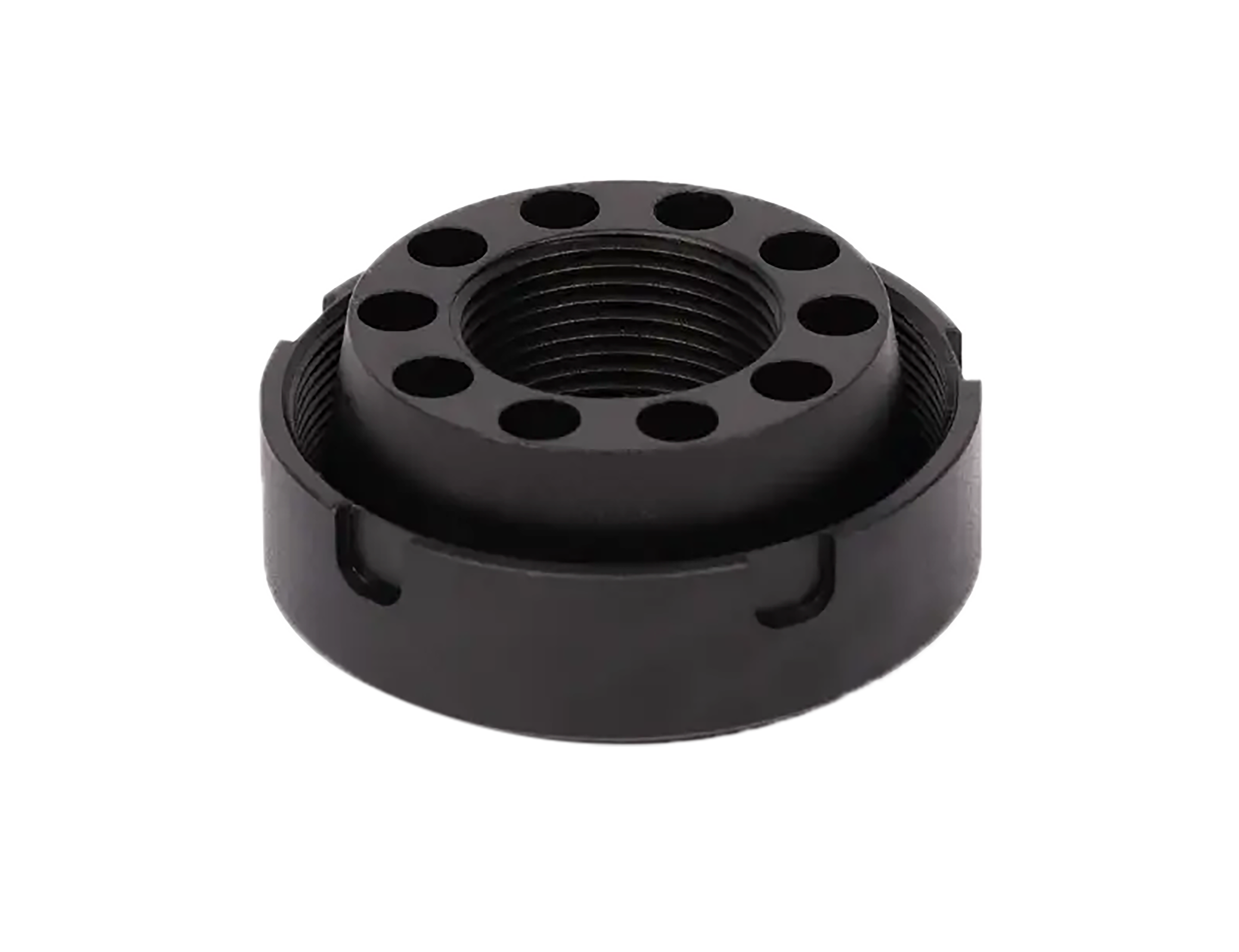 SilencerCo AC4741 Charlie Direct Thread Mount Fits 11/16"x24 Stainless Steel Oxide Black