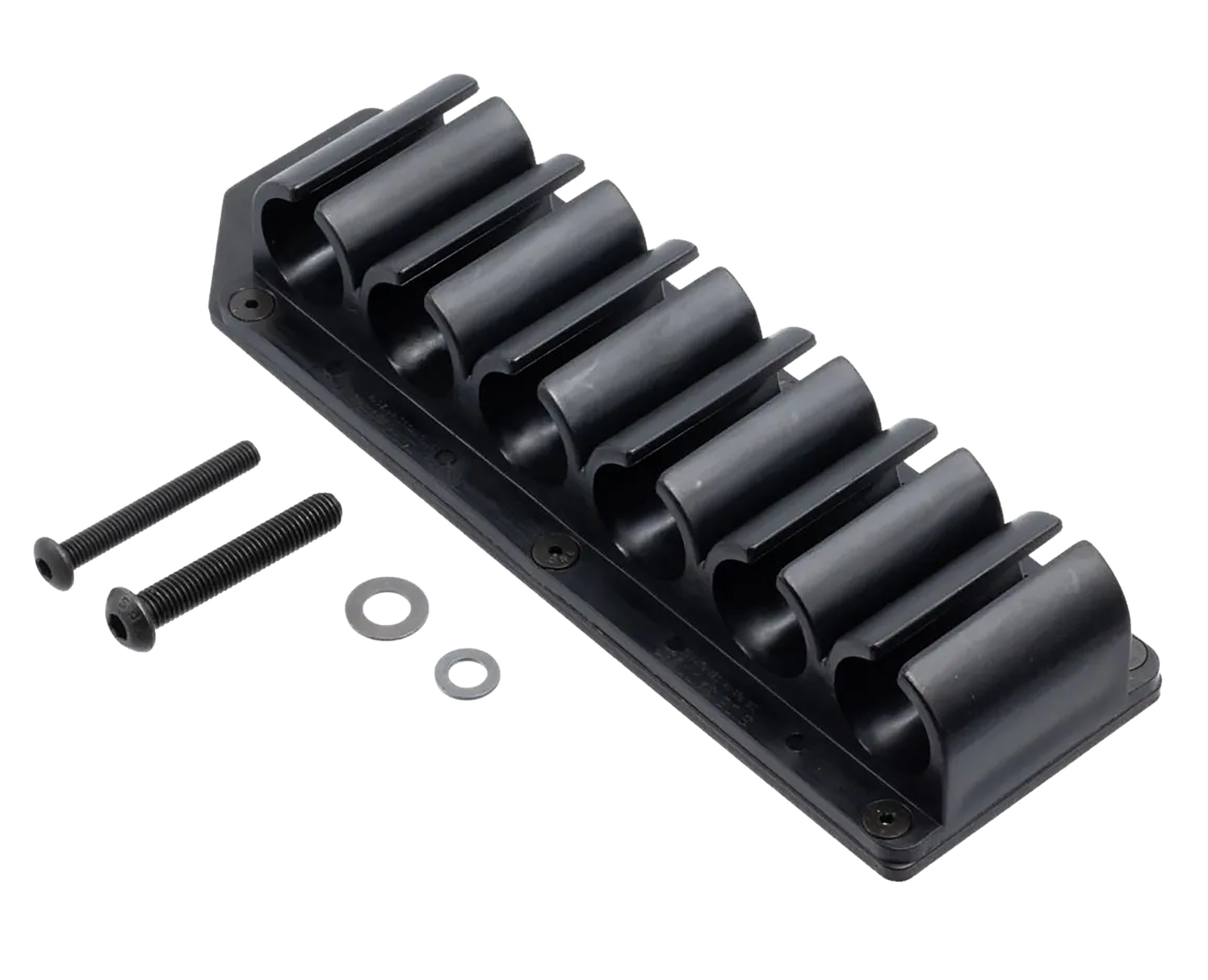 Wilson Combat SGSSU6 SideSaddle Rem 870/1100/1187 6rd Black Polymer w/Aluminum Mounting Plate