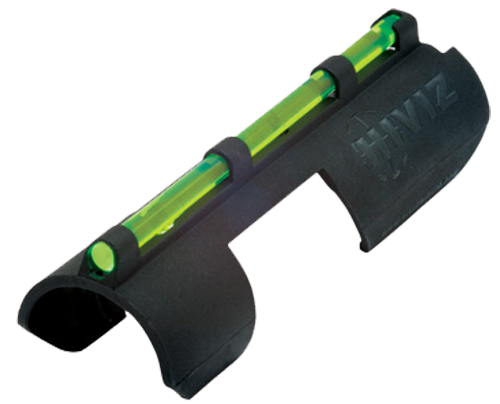 HiViz MPBTAC MPB-TAC Plain Barrel Snap-On Front Sight Black | Green/Red Fiber Optic