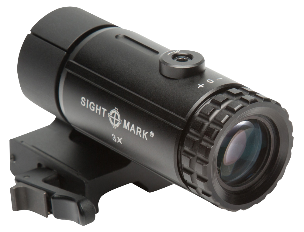 Sightmark SM19063 T-3 Magnifier 3X  with Flip to Side Mount Matte Black 3 x 23mm