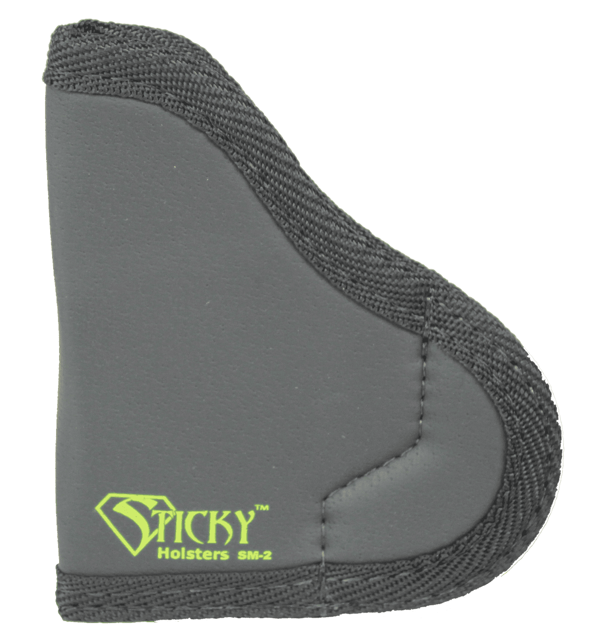 Sticky Holsters SM2 SM-2  IWB Size 2 Black/Green Latex Free Rubber Fits Ruger LCP/.380 Semi-Auto/Taurus P238 Fits Up To 2.50" Barrel Ambidextrous