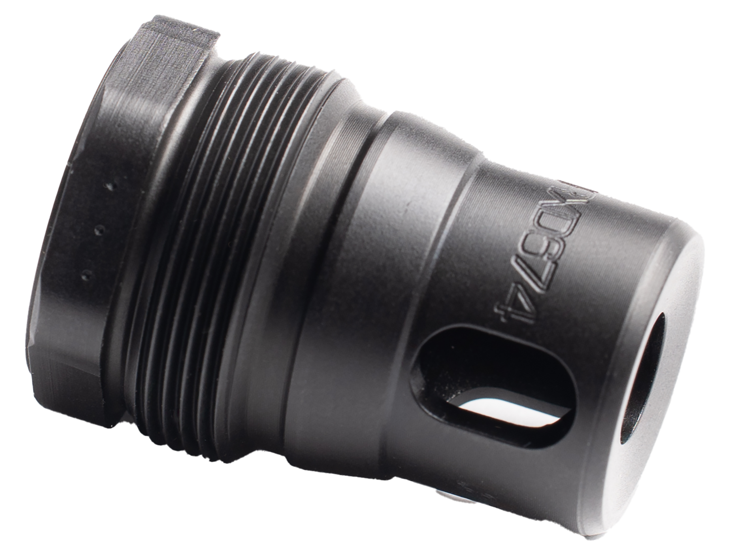 Dead Air RXD675 XRF Xeno Rimfire Muzzle Brake Black Nitride 17-4PH Stainless Steel M10x1 Threads 1.21" OAL 0.81" Diameter