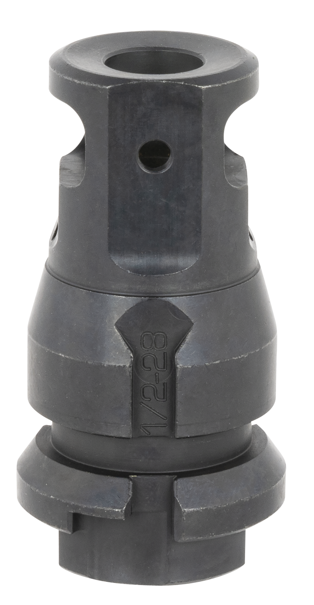 Dead Air DA109 KeyMount Muzzle Brake Black with 1/2"-28 tpi Threads & 2.60" OAL for Sandman Series, KeyMo Equipped Nomad-30 & Primal Suppressors