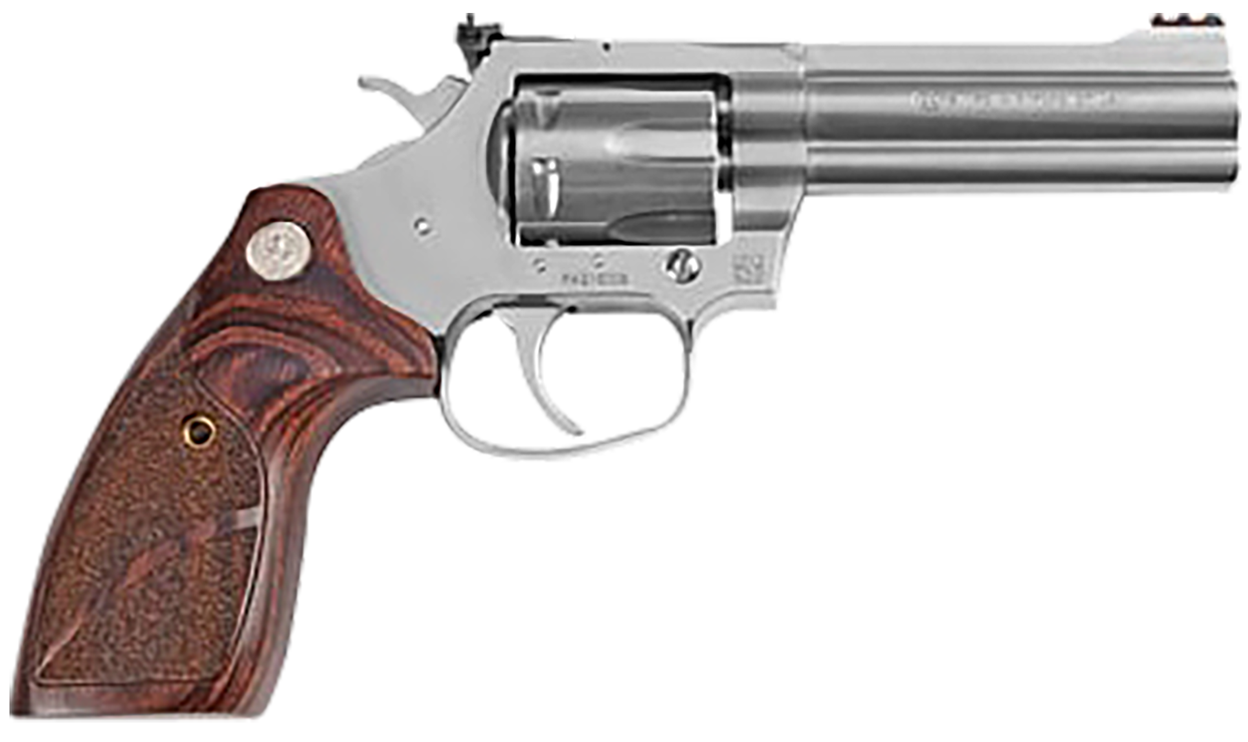 Colt Mfg KCOBRASB4TS King Cobra Target 357 Mag 6 Shot 4.25" Matte Stainless Barrel, Cylinder & Steel Frame. Altamont Wood Grip
