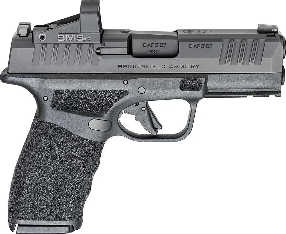 dSPRINGFIELD ARMORY HELLCAT PRO COMPACT OSP PSTL W/ SMSC BLK 3.7" 2-15RD