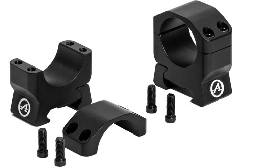 ATHLON RINGS ARMOR 1" MEDIUM 0.9" HEIGHT BLACK