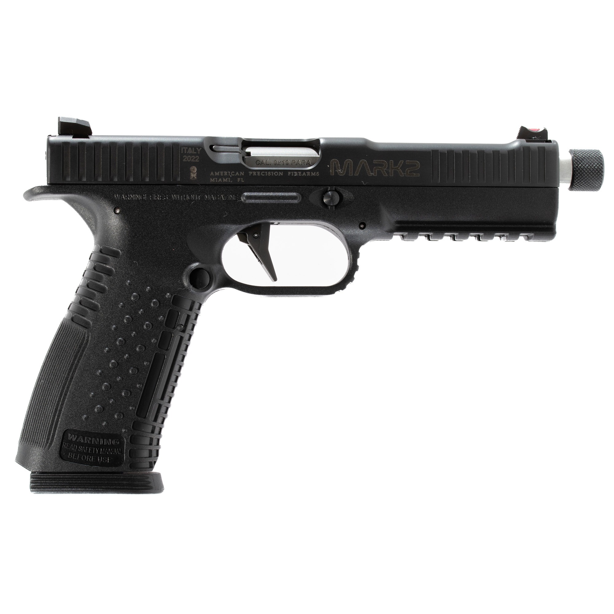 AMPF STRK 1 MK2 9MM 5.4" TB 17RD BLK
